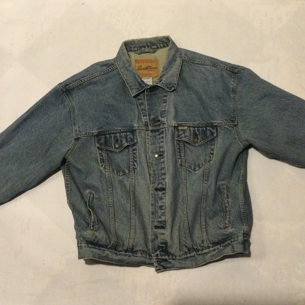 Levi’s Signature Trucker XXL relaxed jacket y2k  vg fade